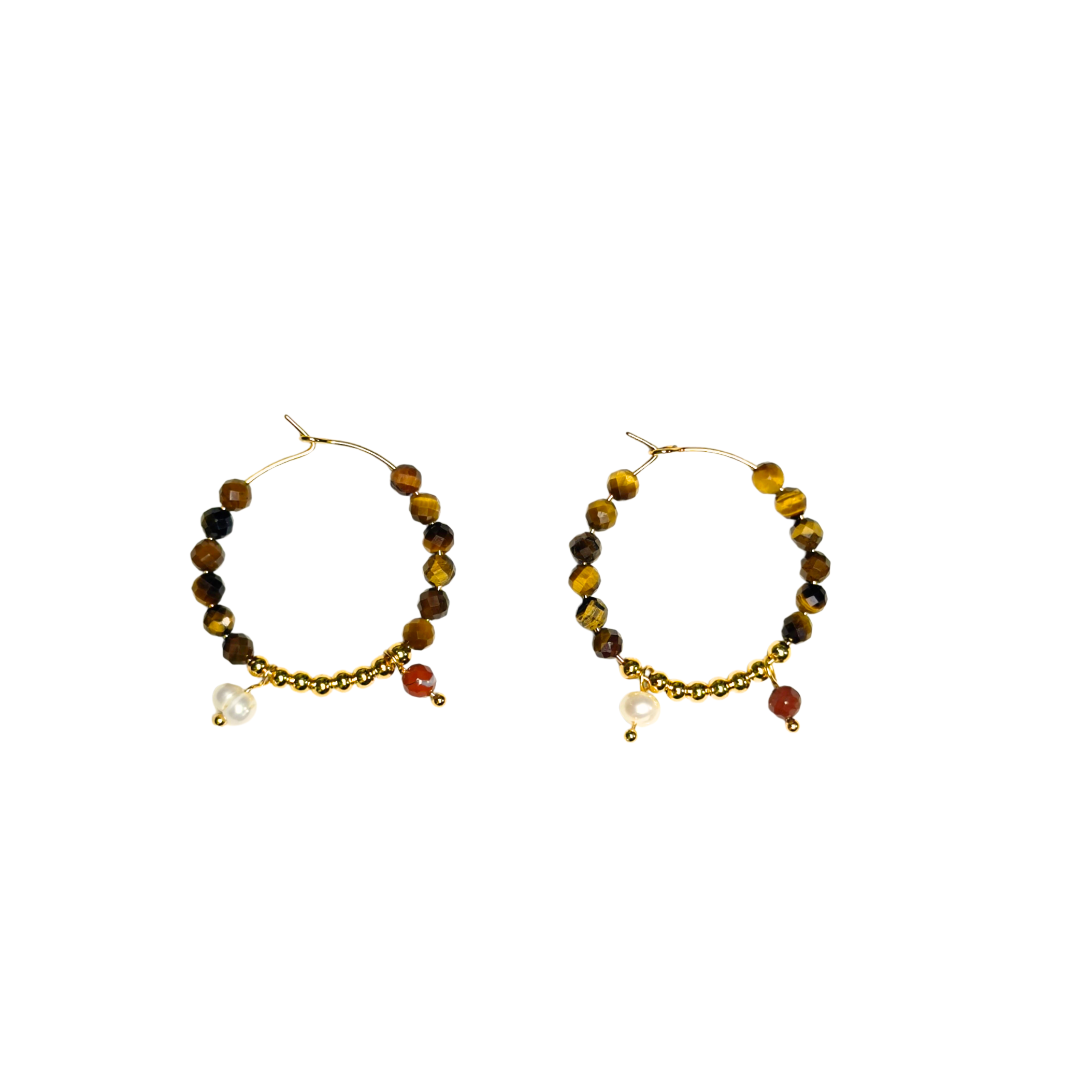 Ñiqi Tiger's Eye Earrings