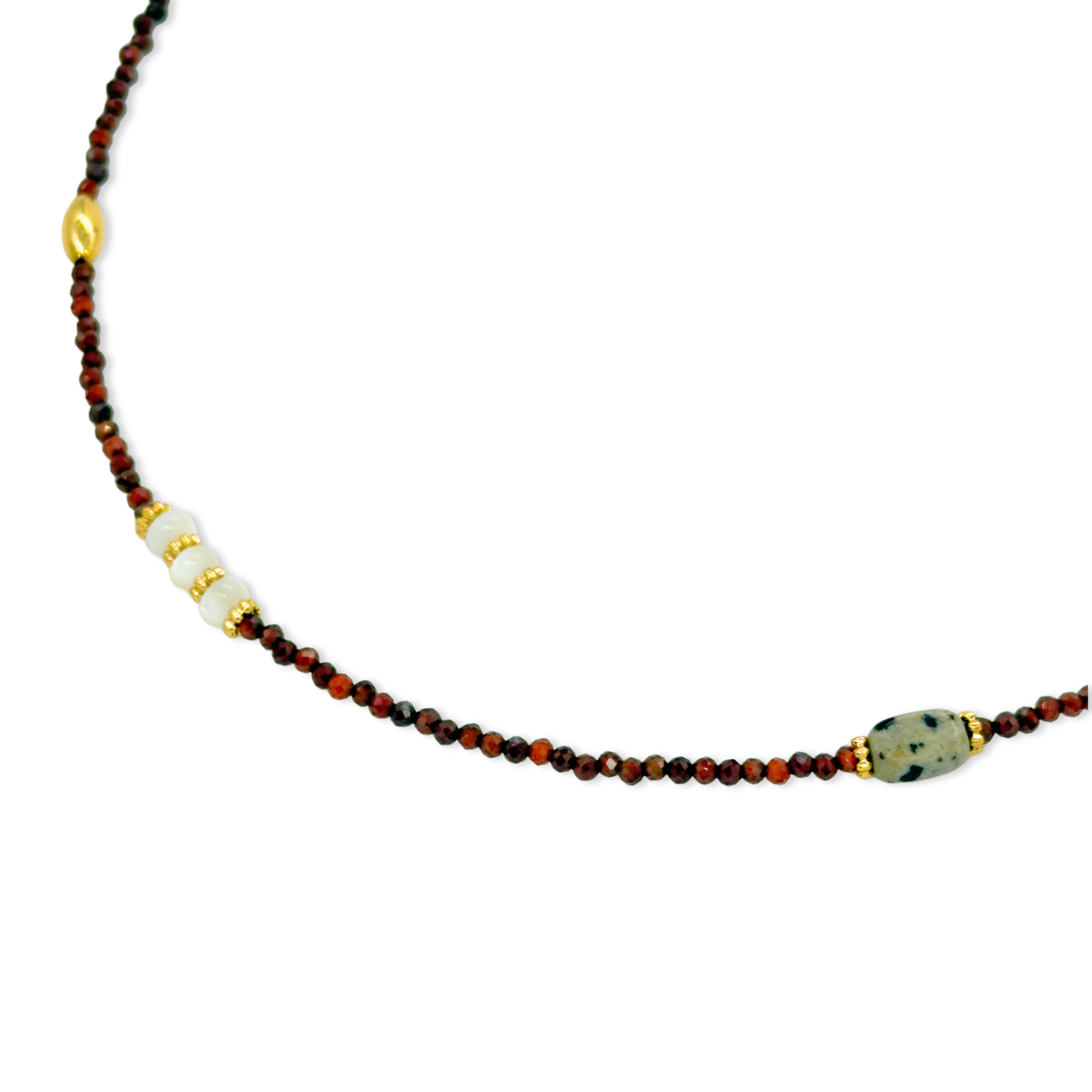 URQU BURGUNDY Necklace