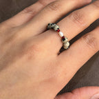 ACHIY RING
ANELLO RING ACHIY DALMATIAN E PERLA
